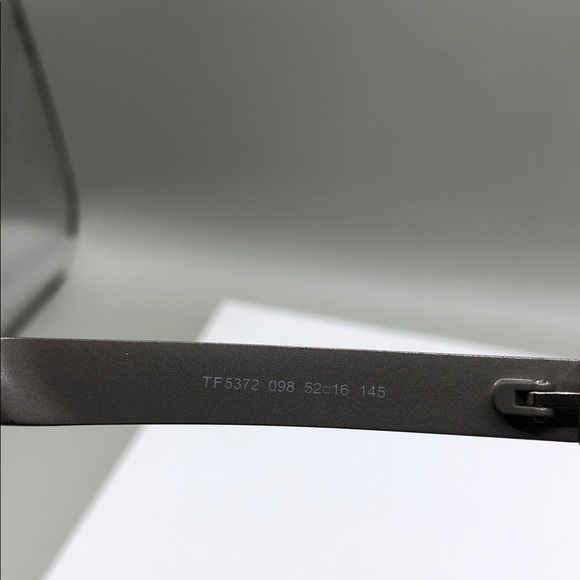 Tom Ford TF 5372 Eyeglasses 5372 098 Frame WIDE FIT 52-16-145 Olive Havana - Picture 10 of 12